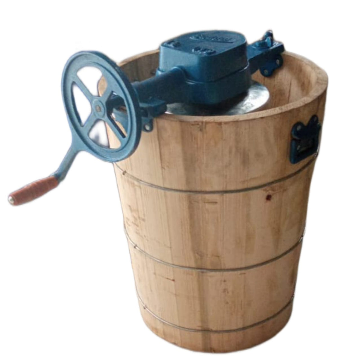 wooden ice cream churn