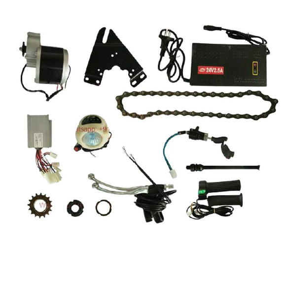 24v 250w Electric cycle kit with Li ion battery
