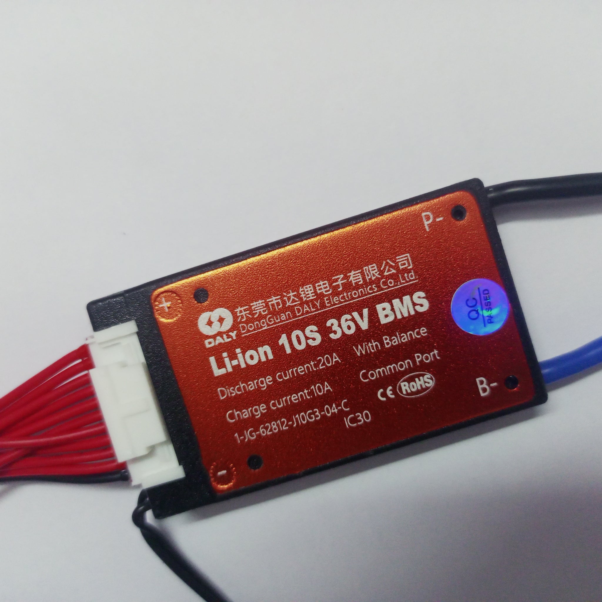 10S 36V 20A Lithium Ion Battery BMS PCB Balance Board with Cable – AI-ROBOO