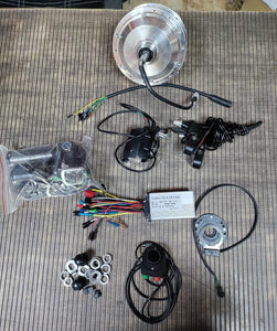 Electric Cycle Conversion Hub Motor Full Kit 250 Watt