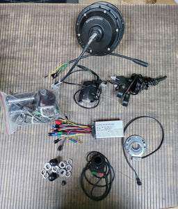 Electric Cycle Conversion Hub Motor Full Kit 350 Watt