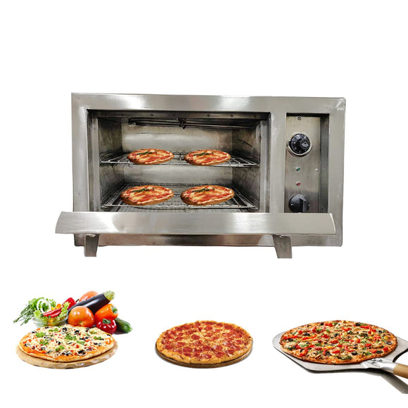Electric Pizza Oven 10 x 16 inch, 4 Pizza - 8 Inch, 2100W