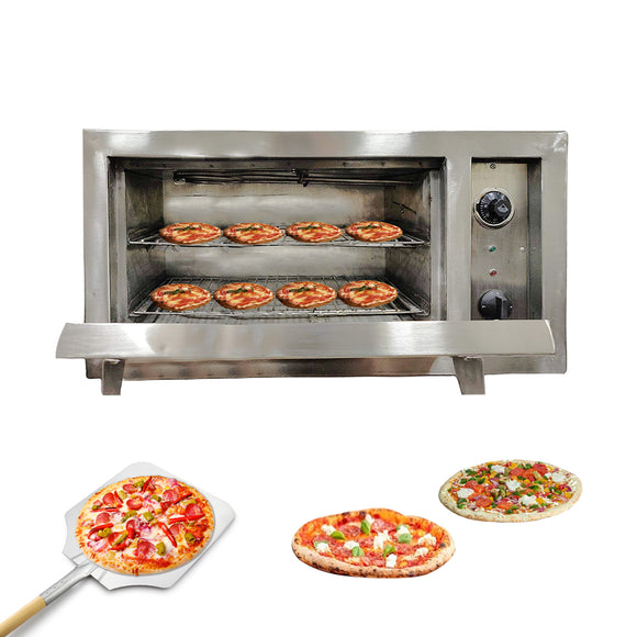 Electric Pizza Oven 18 x 18 inch, 8 Pizza - 8 Inch, 2500W