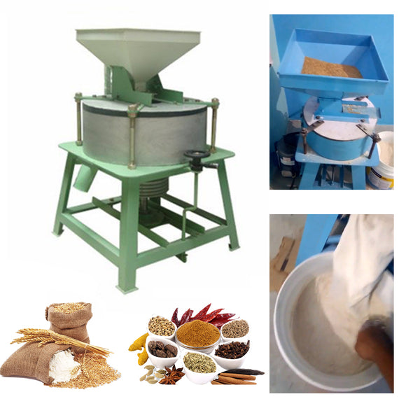 Flour Mill 75kg/hr, without motor 18 inch (450mm) Horizontal Bolt Type