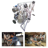 KisanKraft KK-MLK-VB2 Double Bucket Milking Machine