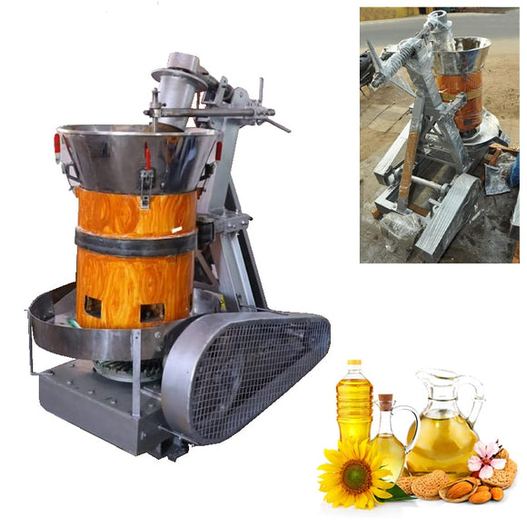 Wooden Cold Press Oil Machine with 2HP Motor, 5KG