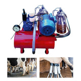 Double Bucket Milking Machine 300LPM, 1hp Motor