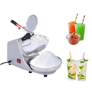 Electric Ice Crusher Machine Power 250W, 60kg/hr