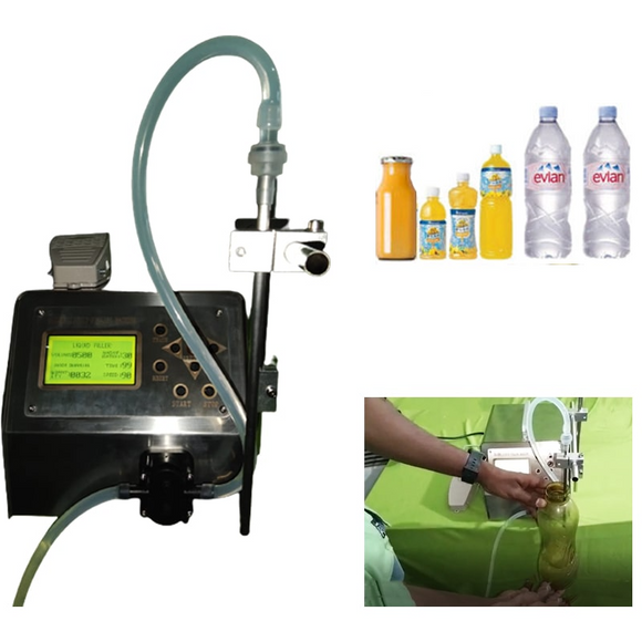 Liquid Filling Machine 2-3000 ml, Semi-Automatic
