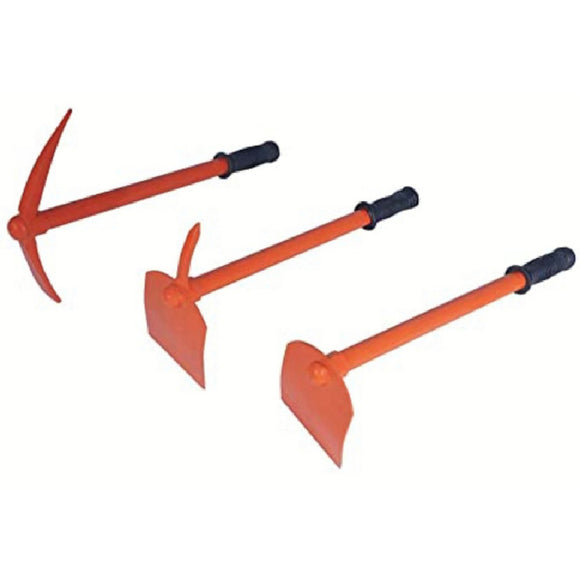 Garden Tools Set - Garden Hoe, Tiller, Hand Hoe with 3 Prongs Combo Set of 3