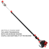 Telescopic Pole Pruner Saw With 12 Inch Cutting Bar, 63